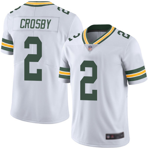Green Bay Packers Limited White Men #2 Crosby Mason Road Jersey Nike NFL Vapor Untouchable->nfl t-shirts->Sports Accessory